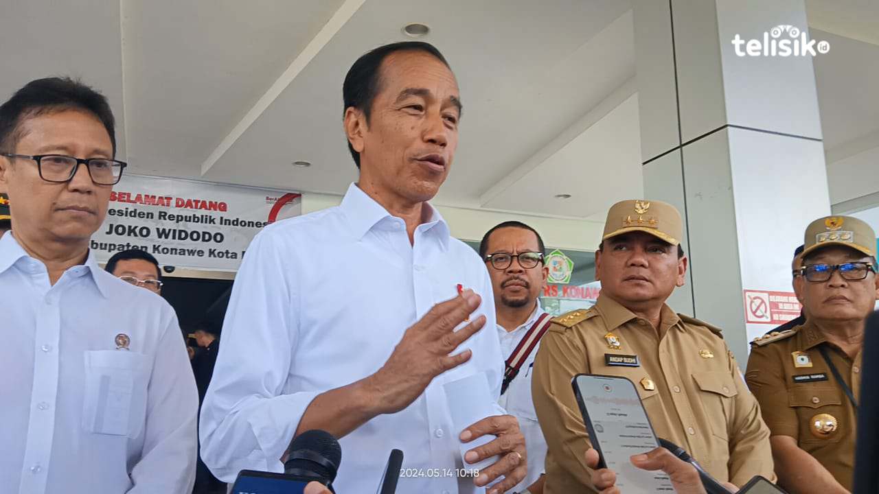Presiden Jokowi Puji RSUD Konawe Dibangun Gunakan Dana PEN, Janji Bantu Alat Kesehatan Tahun Ini