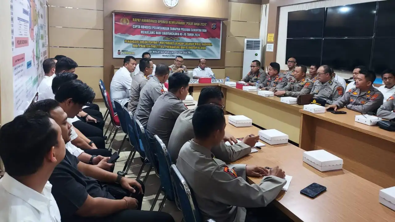 Sasaran Operasi Pekat Anoa 2024 Polda Sulawesi Tenggara, Intai Peredaran Gelap Narkoba, Prostitusi hingga Premanisme