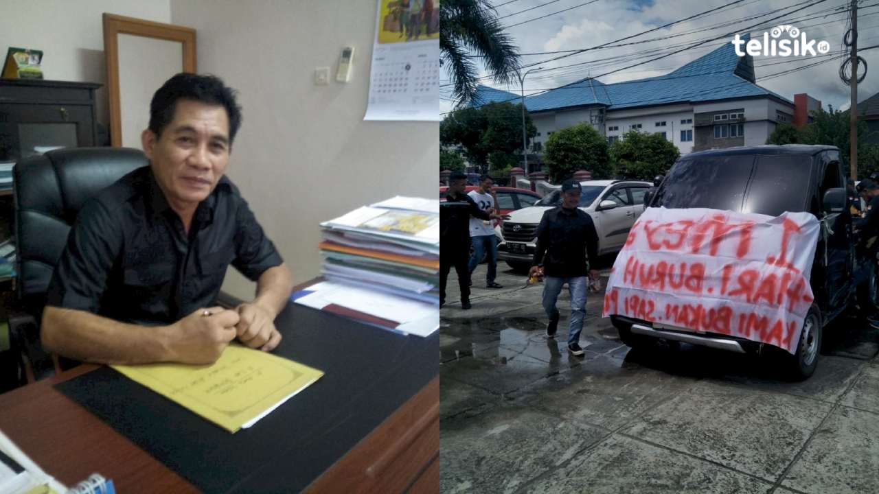 Serikat Buruh di Kendari Tuntut Keadilan di Kantor Dinas Nakertrans Sultra