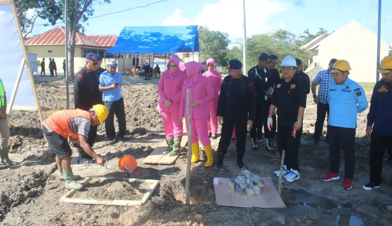 Telan Anggaran Rp 4 Miliar, Kolam Renang di Brimob Polda Sultra Berstandar Internasional Mulai Dikerjakan