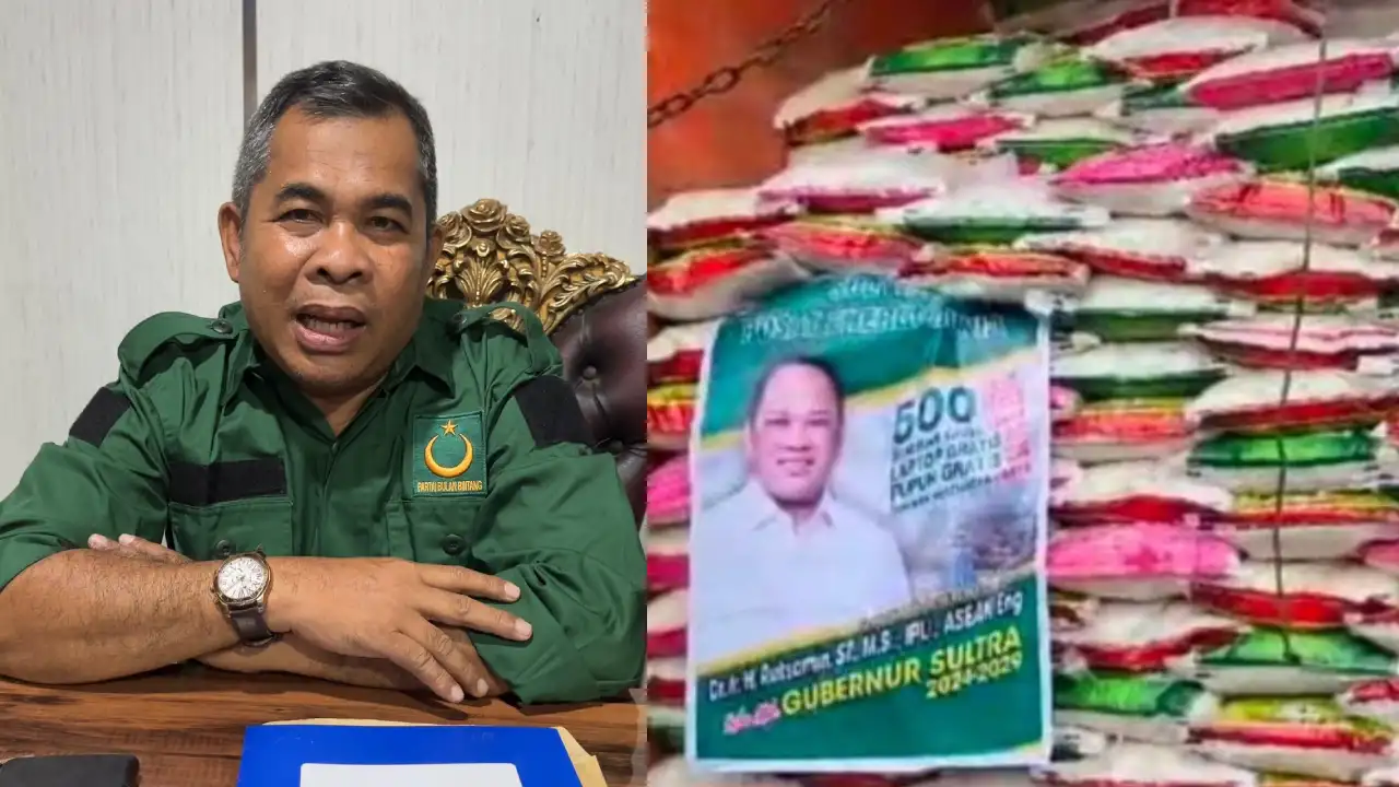 Viral Ruksamin Bagi-Bagi Beras Satu Truk di Muna Diduga Dana Pemda, Begini Faktanya