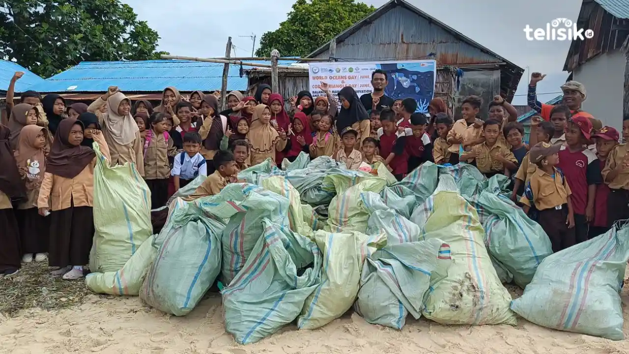 Pelajar SD di Saponda Konawe Dilatih Rehabilitasi Terumbu Karang