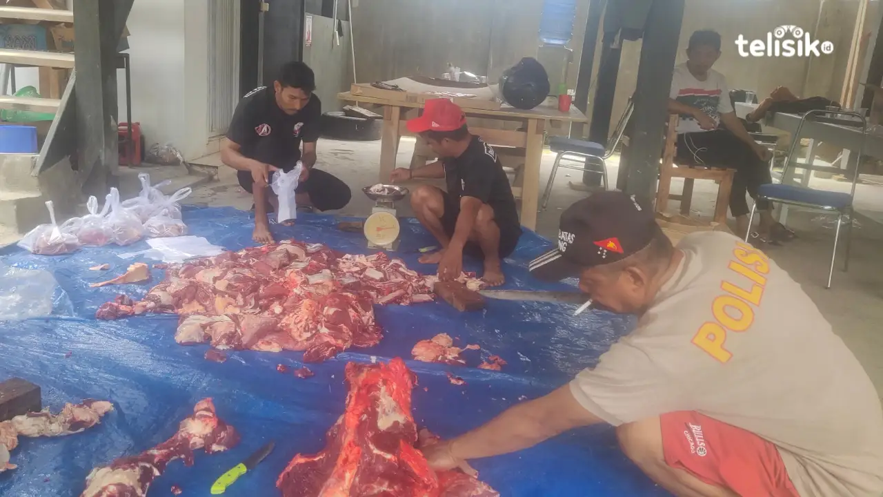 Bacalon Gubernur Lukman Abunawas Rayakan Idul Adha dengan Berkurban 11 Ekor Sapi