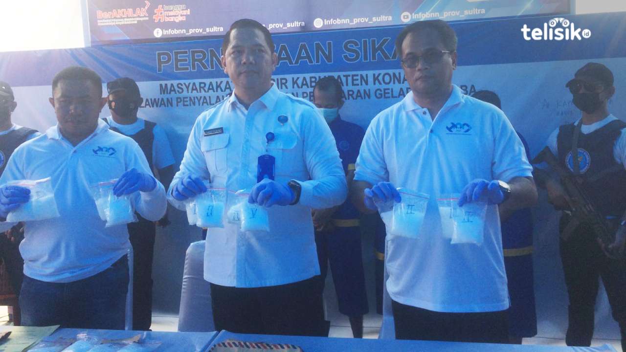 BNNP Sultra Berhasil Ungkap Kasus Jaringan Narkotika Asal Sumatera