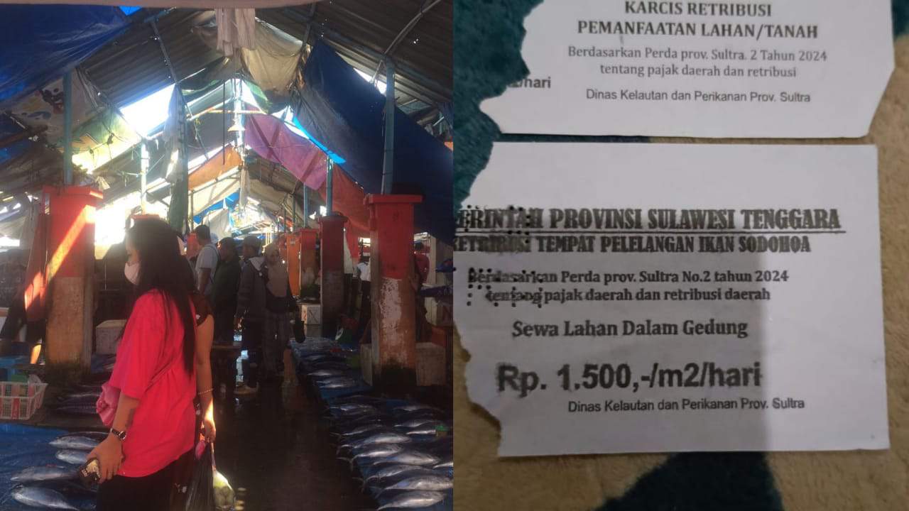 Diduga Bermasalah, Dinas Kelautan dan Perikanan Sultra Respon Retribusi TPI Kendari