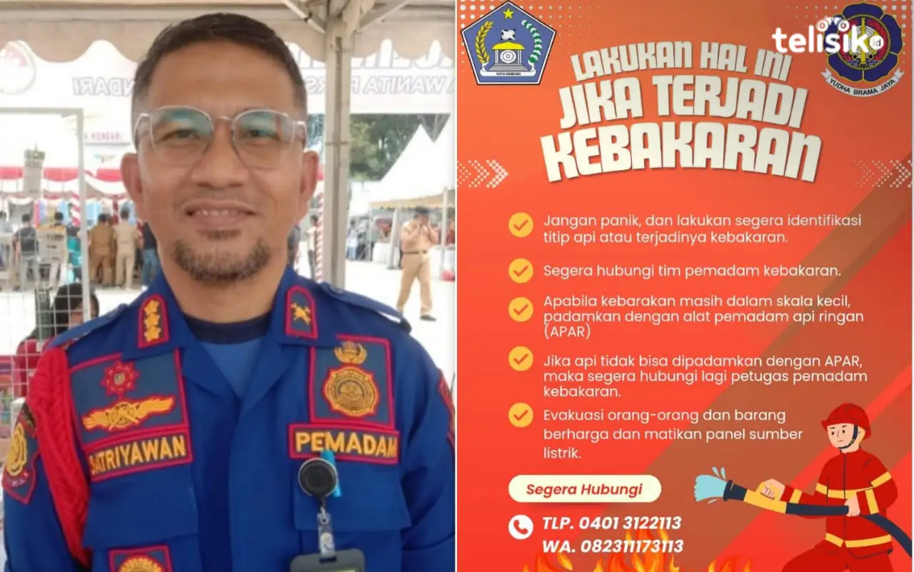Makin Mudah dan Cepat, Damkar Kota Kendari Buka Layanan Via Whatsapp