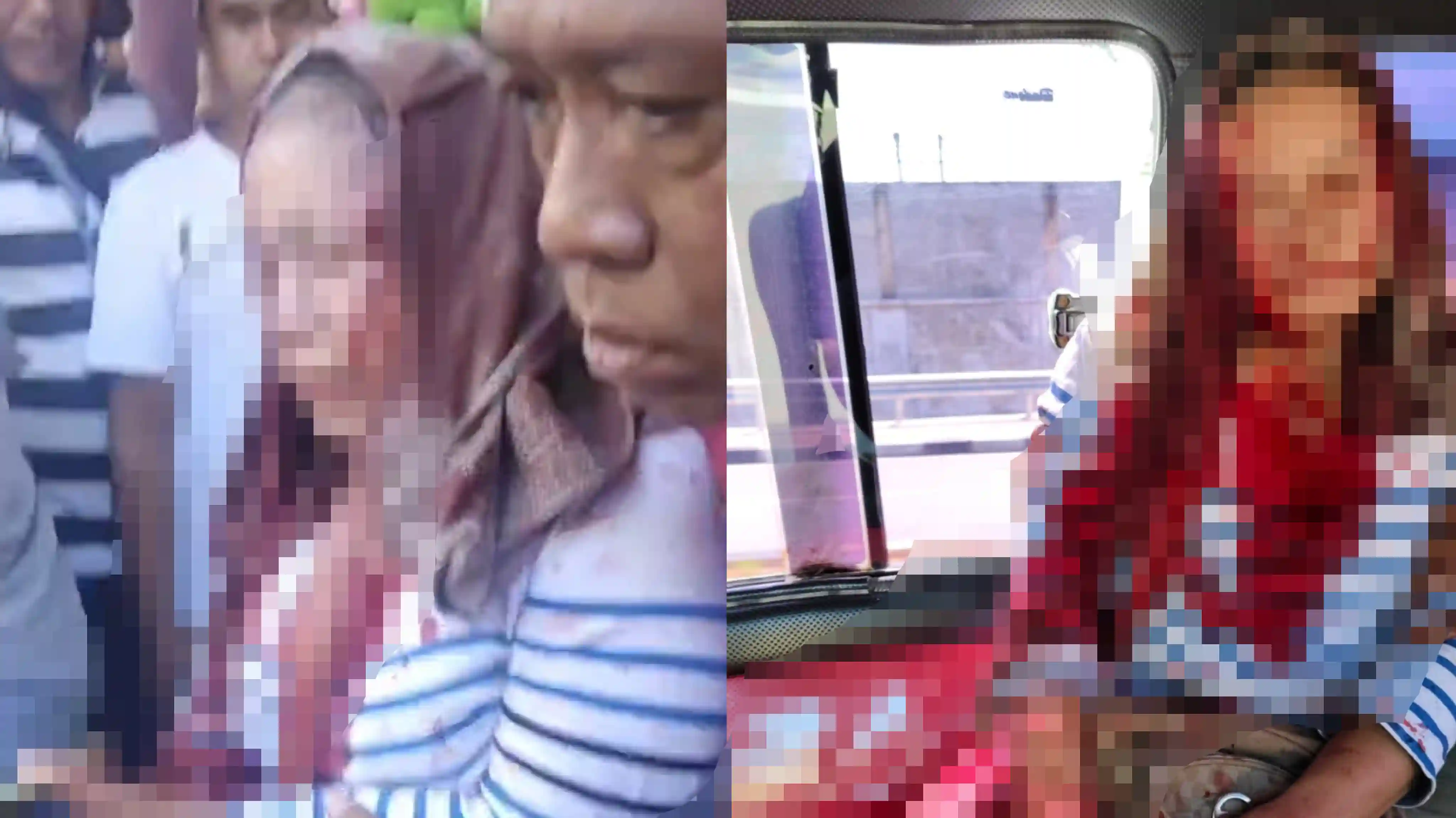 Pedagang Pasar Basah Mandonga Kendari Dibacok Mantan Suami