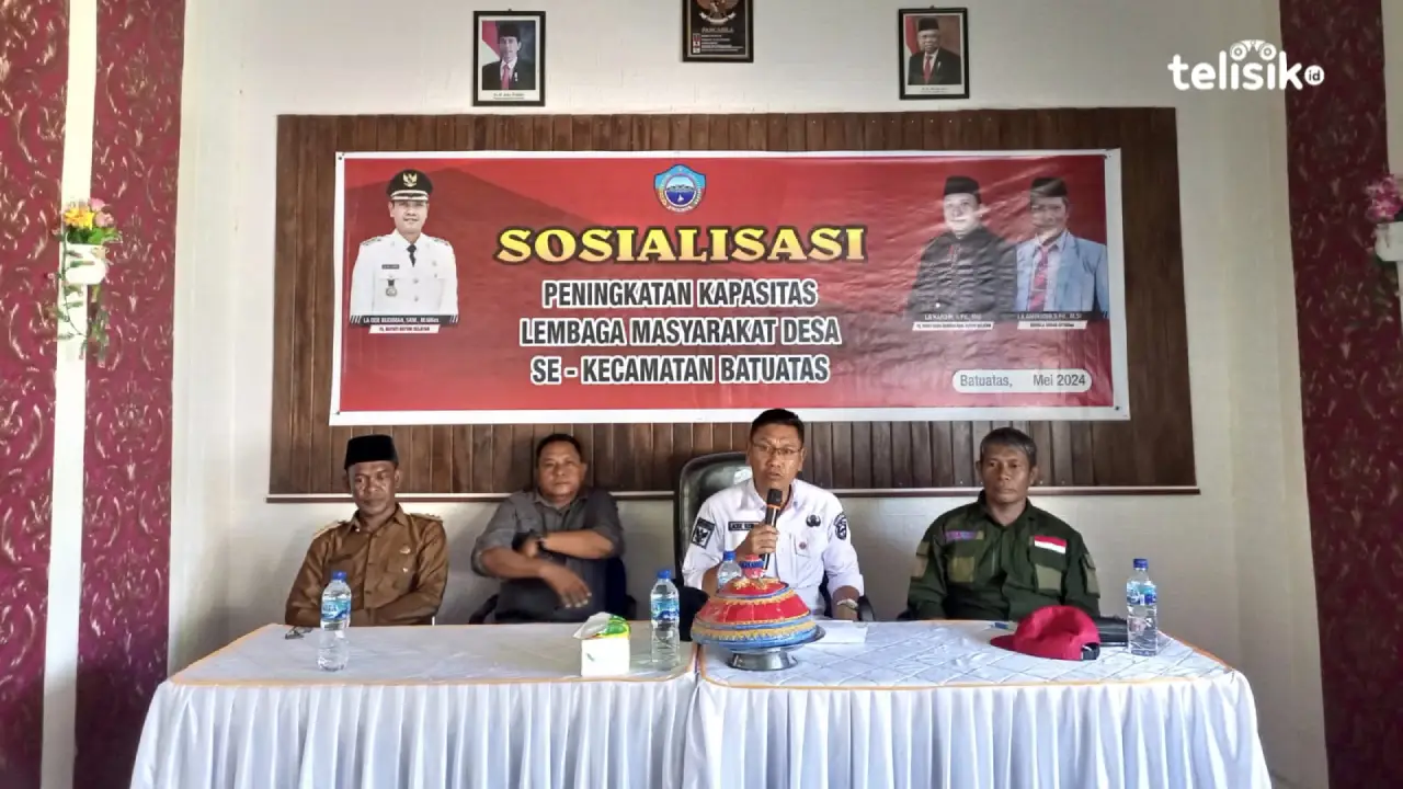 Pemkab Buton Selatan Gelar Sosialisasi Peningkatan Kapasitas Lembaga Masyarakat Desa