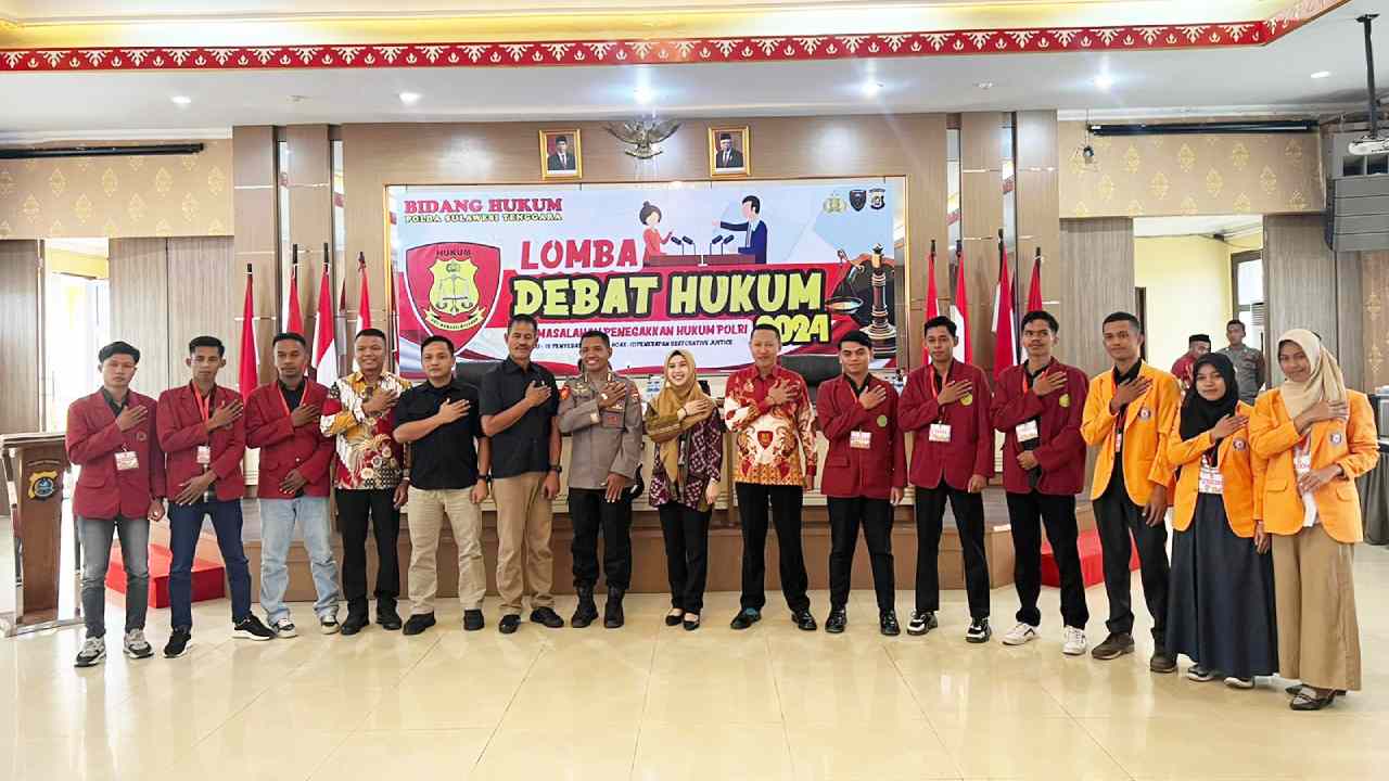 Polda Sultra Bakal Berangkatkan Pemenang ke Makassar dari Lomba Debat Hukum Mahasiswa Hoax dan Restorative Justice