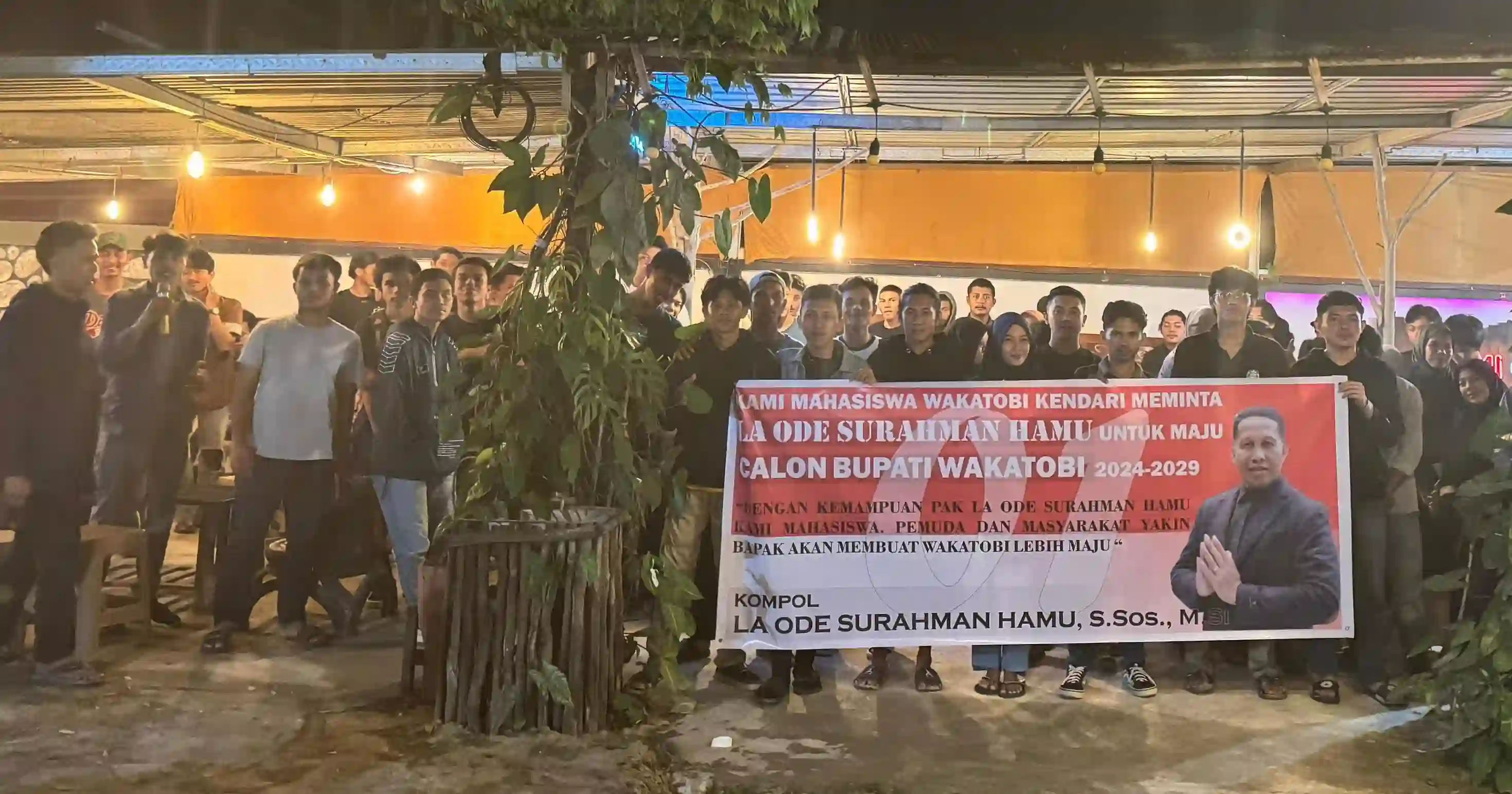 Ratusan Mahasiswa Asal Wakatobi Dorong La Ode Surahman Hamu Tampil Sebagai Calon Bupati