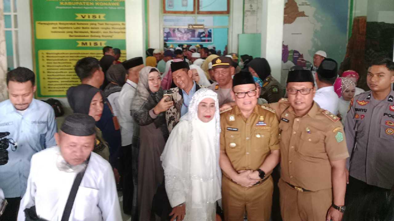 141 Jemaah Haji Asal Konawe Tiba di Kampung Halaman