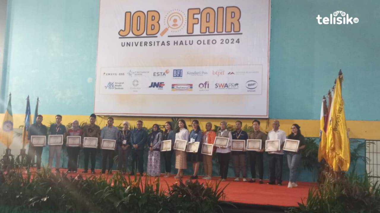 14 Perusahaan Ikut Partisipasi dalam Job Fair UHO Kendari