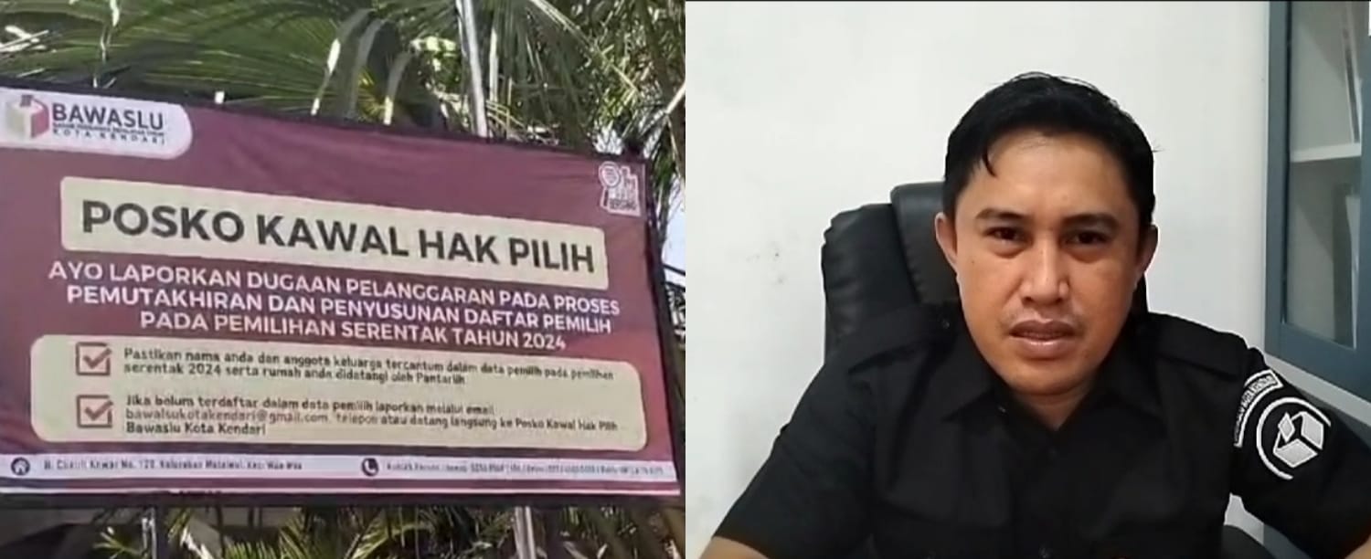 Bawaslu Kota Kendari Buka Posko Kawal Hak Pilih