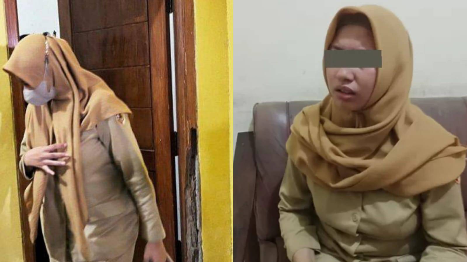 Detik-Detik Oknum ASN Dilabrak Suami di Rumah Kosong Masih Berpakaian Dinas, Mesum dengan Honorer Sekantor