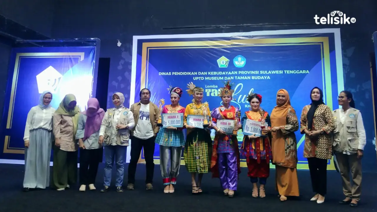 Dikbud Sultra Sukses Gelar Kompetisi Tari Lulo Kreasi 2024, Ini Daftar Juaranya