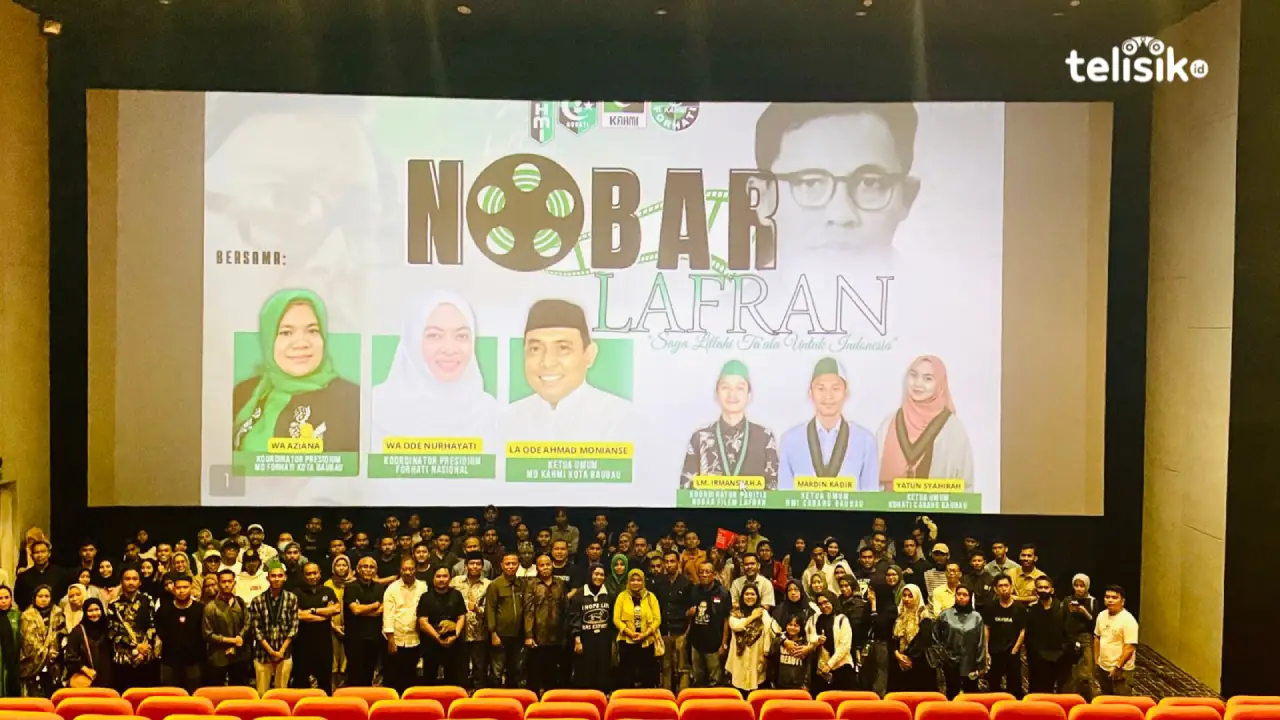 Film Lafran, Dipadati HMI Se-Kota Baubau di Cinemax Lippo Plaza Baubau