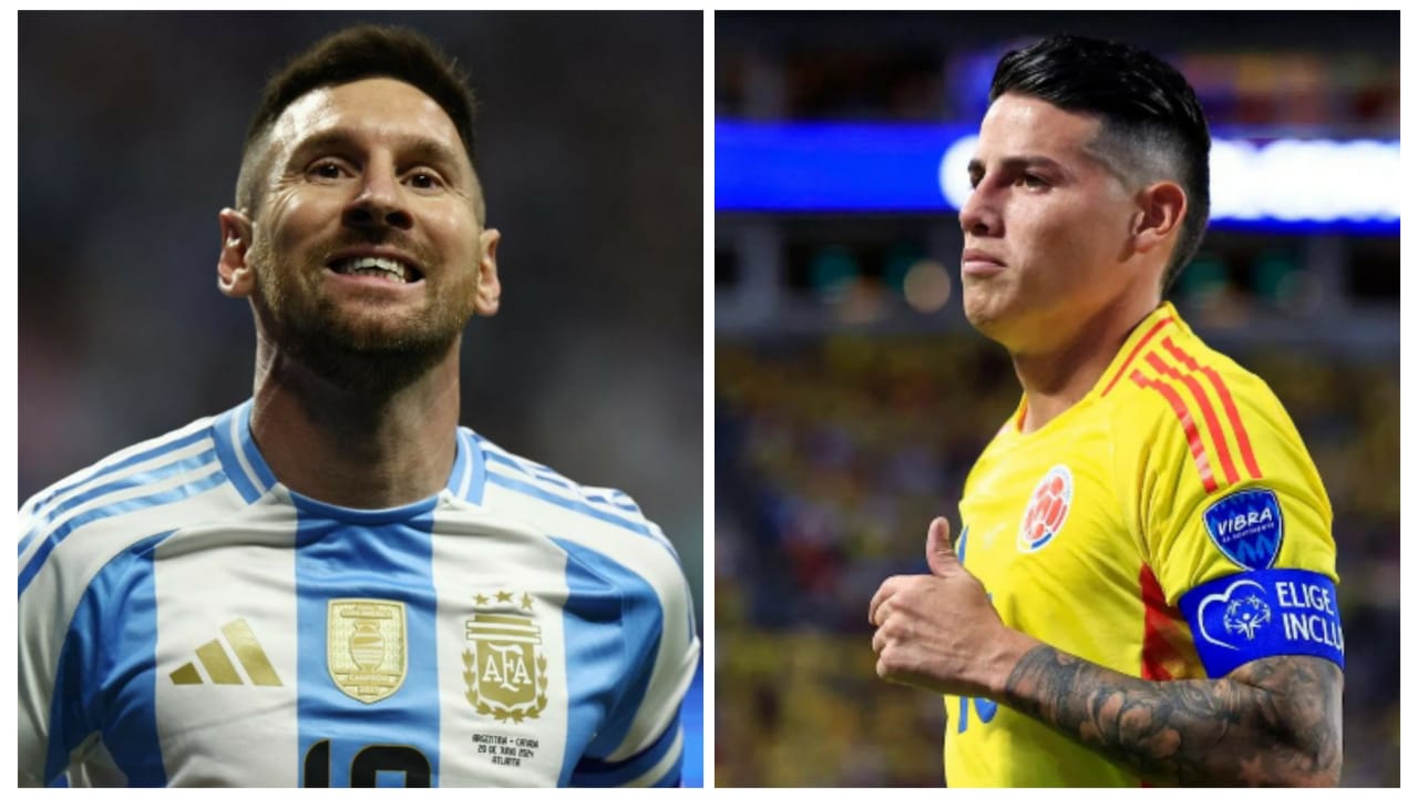 Final Copa America 2024 Pertarungan Kapten Legendaris Lionel Messi dan James Rodriguez