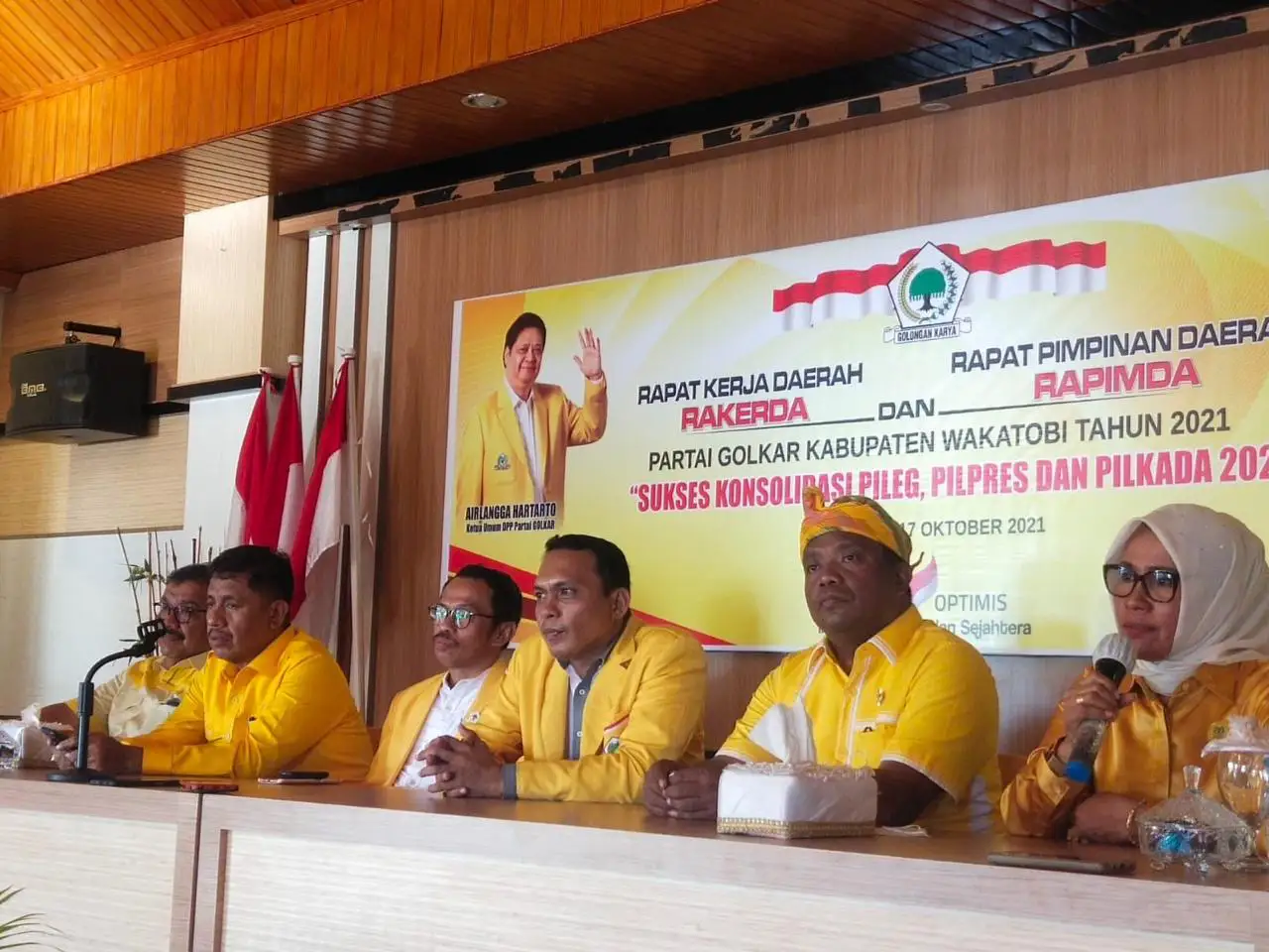 Golkar Wakatobi Konsisten Dukung Kadernya Sebagai Calon Bupati