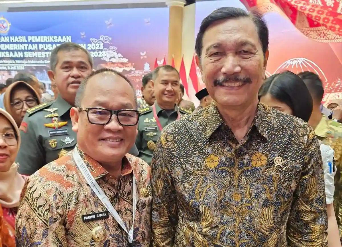 Harmin Ramba Hadiri Penyampaian LHP Atas Laporan Keuangan Pemerintah Pusat Oleh BPK RI