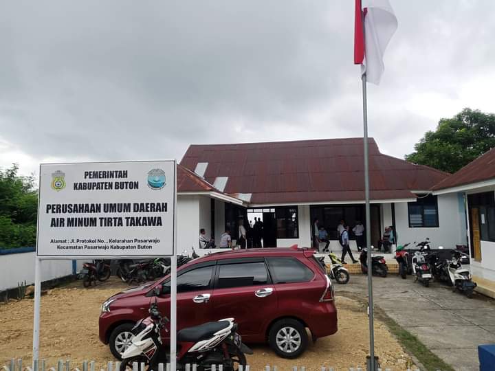 Kantor PDAM Tirta Takawa Buton kini Bertempat di Pasarwajo