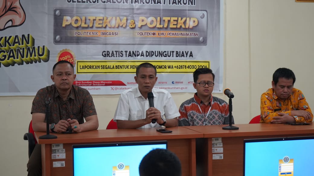 Kemenkumham Sulawesi Tenggara Gelar Tes SKD Calon Taruna/Taruni Sekolah Kedinasan Poltekip dan Poltekim