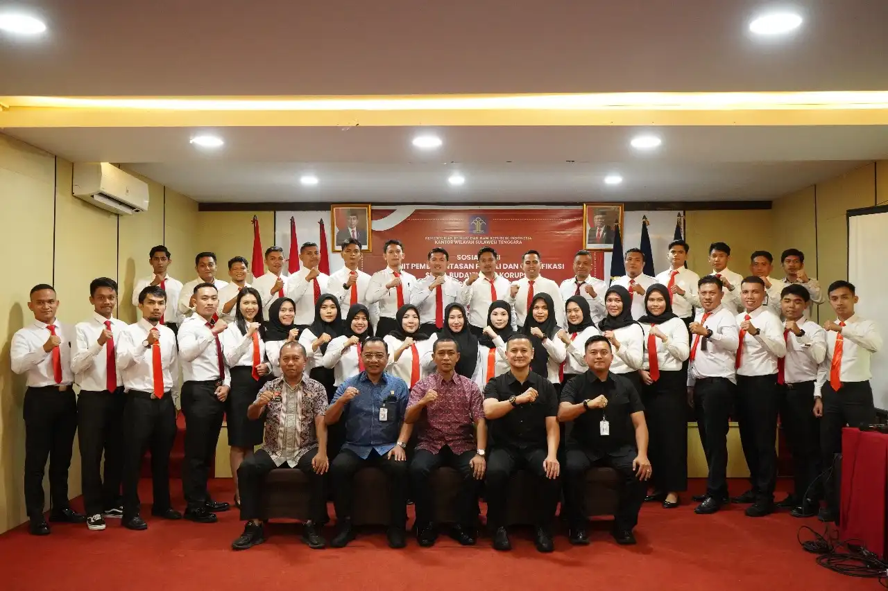 Kemenkumham Sultra Asah Kemampuan Keprotokolan dan MC Pegawai