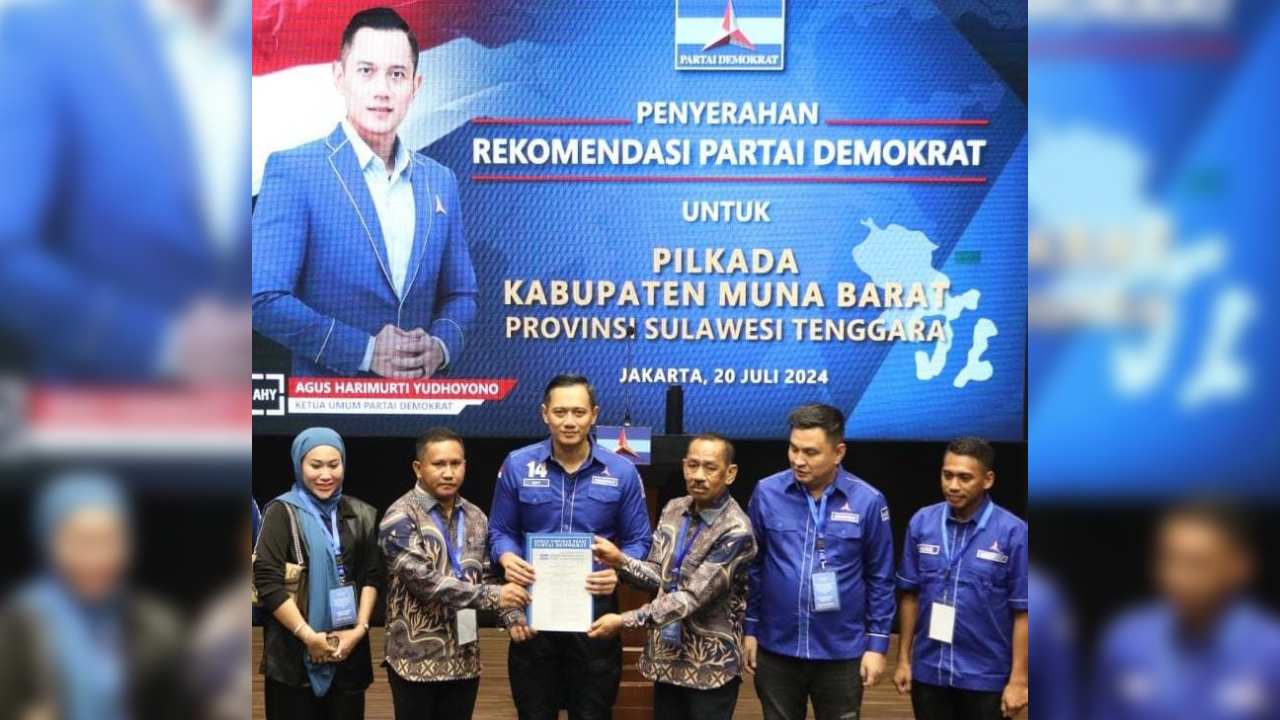 La Ode Darwin-Ali Basa Resmi Kantongi B1 KWK Partai Demokrat
