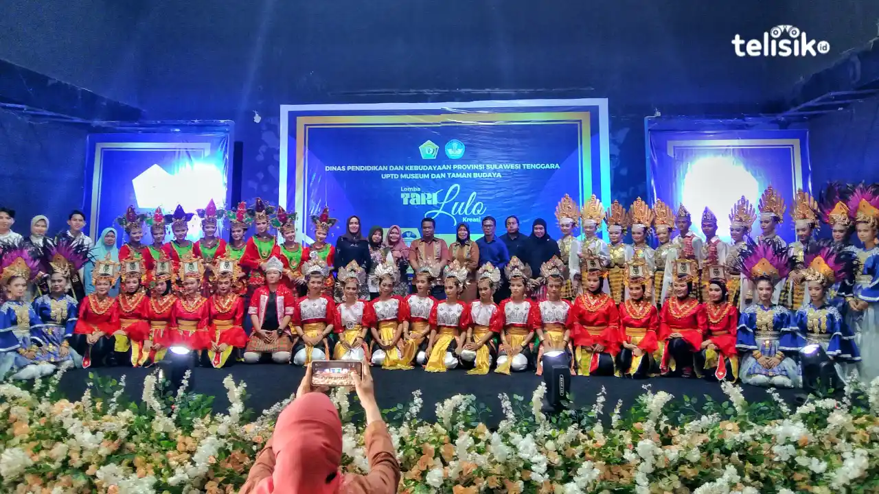 Lestarikan Budaya Sulawesi Tenggara, Dikbud Sultra Gelar Lomba Tari Lulo Kreasi