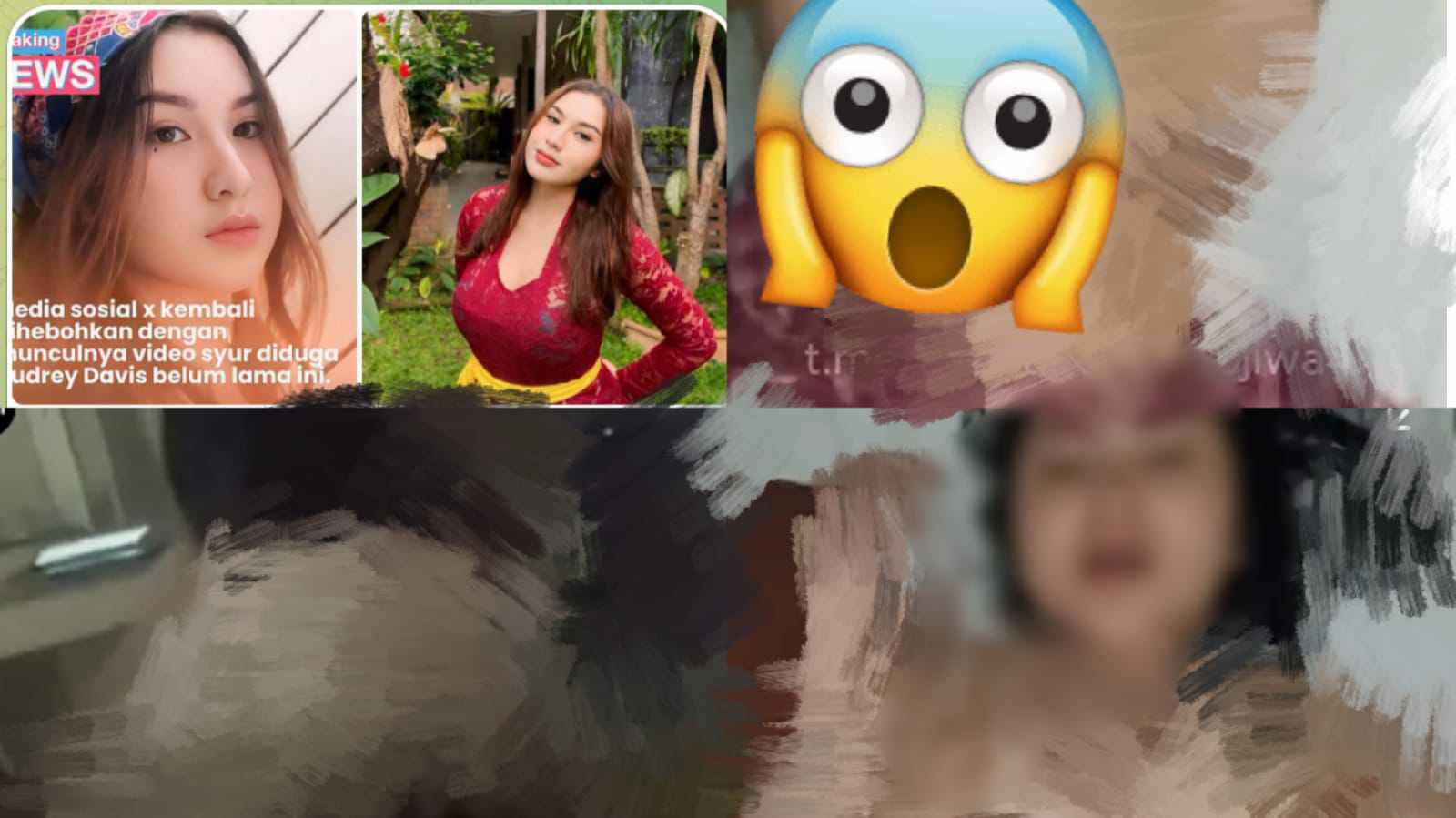 Link Video Syur Mirip Audrey Davis Terpecah Empat Adegan Vulgar Lewat Telegram