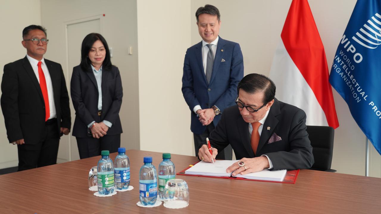 Menkumham Tanda Tangan Traktat Internasional, Sumber Daya Genetik dan Pengetahuan Tradisional