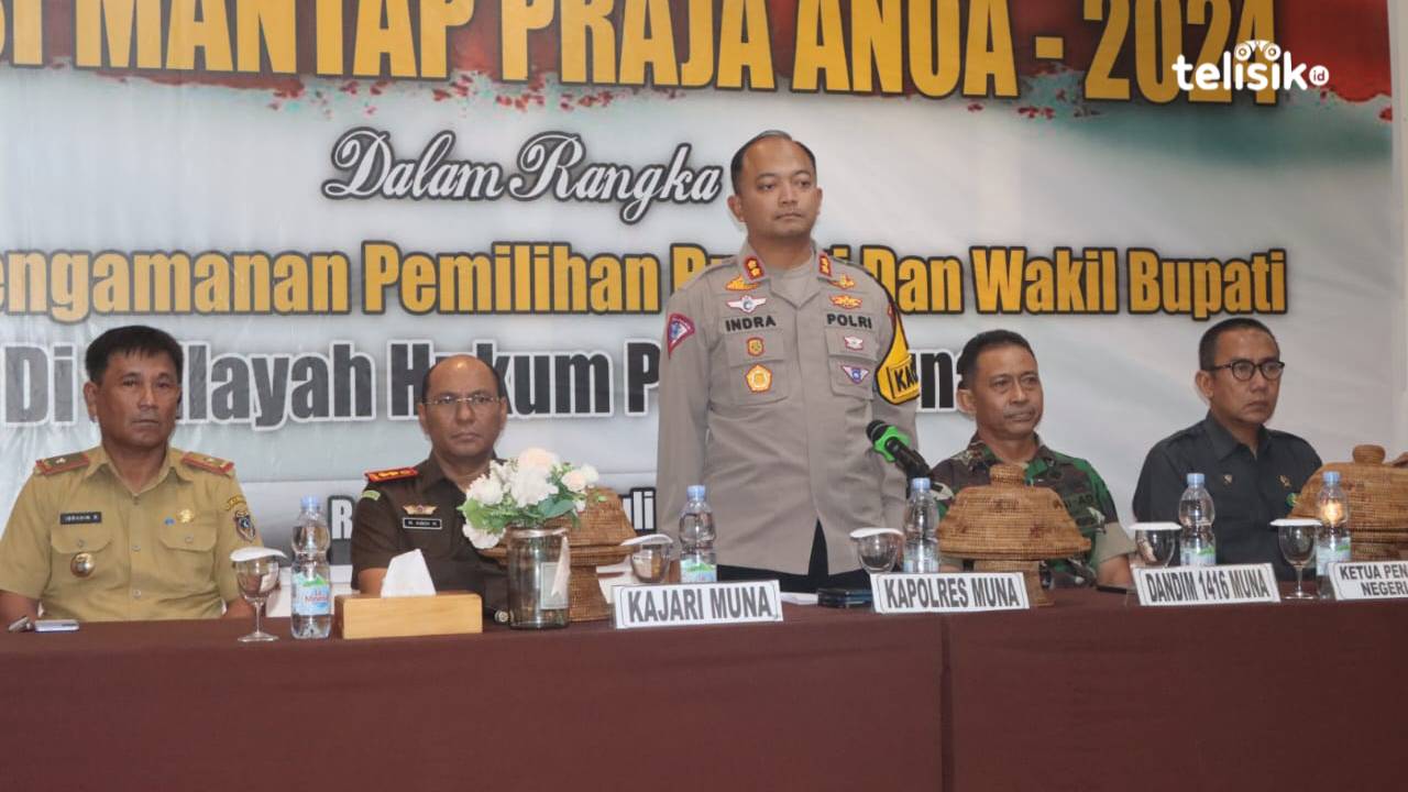 Operasi Mantap Praja Anoa, Polres Muna Siap Amankan Pilkada