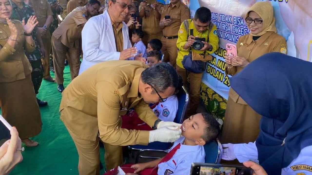 PIN Polio Sasar 251 Lokasi di Kota Baubau