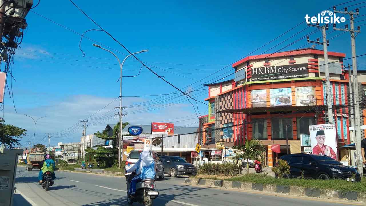 Rawan Kecelakaan, Warga Kendari Resah Kabel Melintang di Tengah Jalan