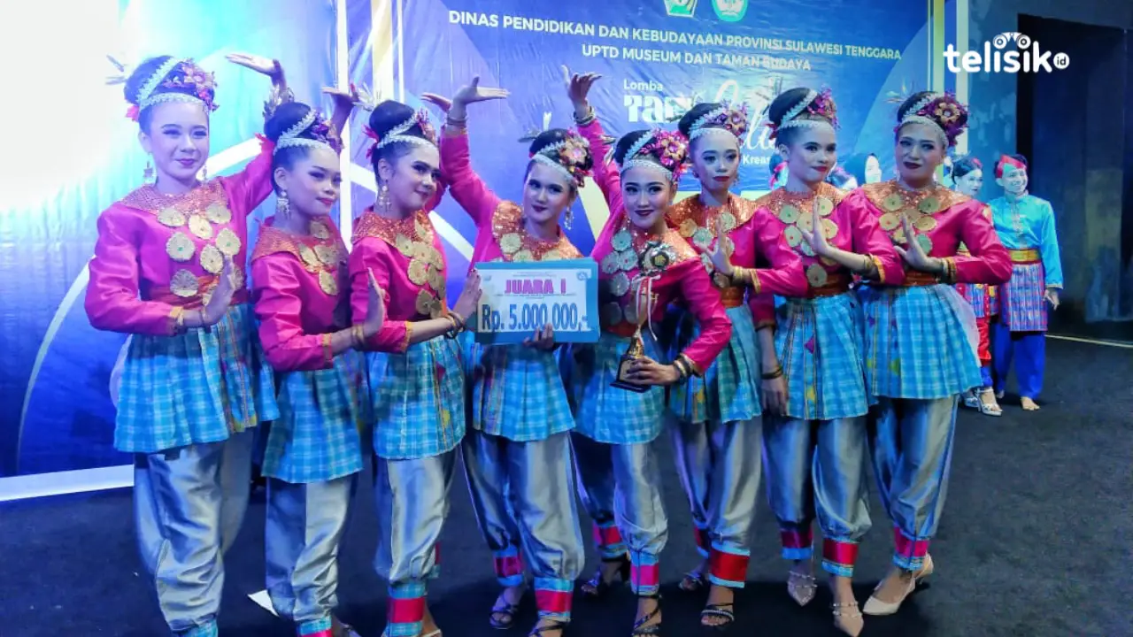 Sanggar Seni Studio 28 Kendari Raih Juara I Kompetisi Tari Kreasi Tingkat Sultra
