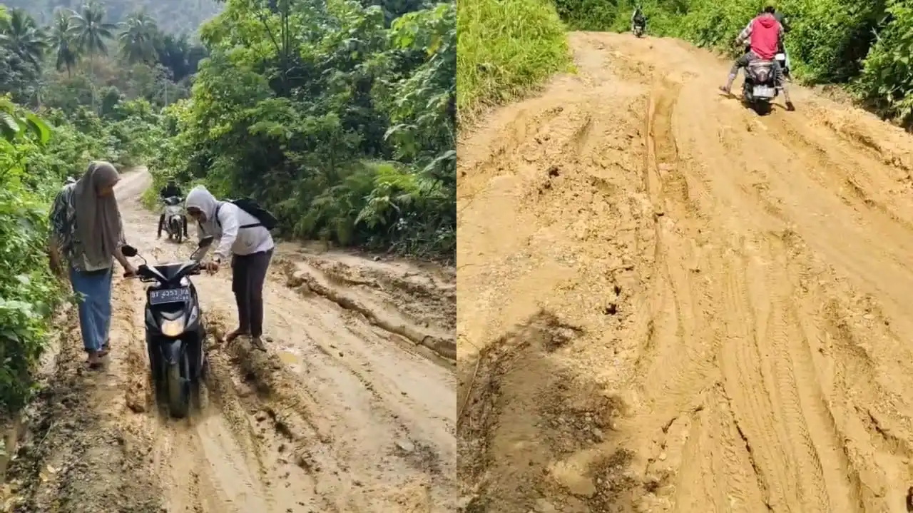 Warga Wawonii Keluhkan Jalan Poros Rusak Parah