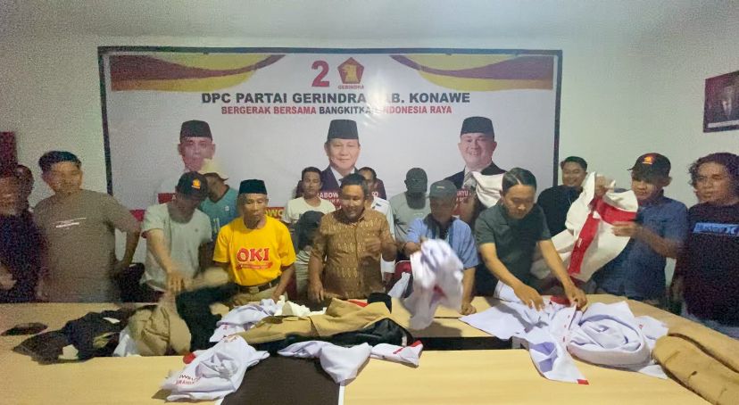 25 PAC Partai Gerindra Konawe Loyalis Wahyu Ade Mundur karena Harmin Ramba