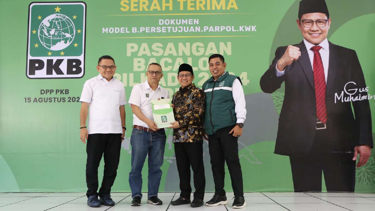 Sembilan Bapaslon Kepala Daerah di Sulawesi Tenggara Terima Rekomendasi B.1-KWK dari DPP PKB