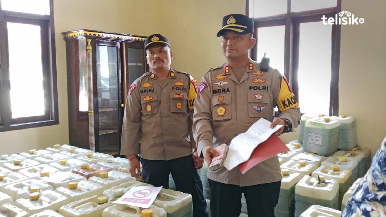 Polres Muna Amankan Delapan Calo dan 4.660 Liter BBM dari SPBU di Desa Labunia