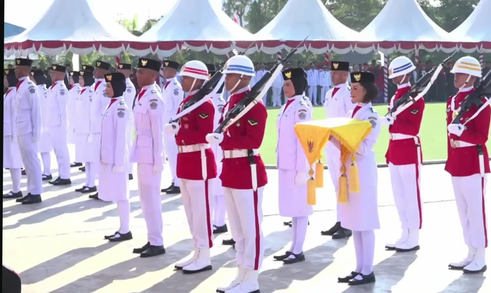Cerita di Balik Paskibra Kota Kendari dari Kerasnya Latihan hingga Sukses Kibarkan Merah Putih