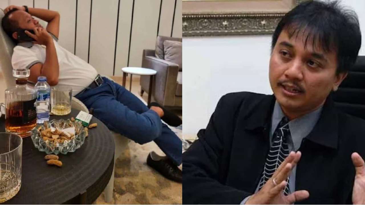 Foto Bahlil Diduga Minum Whiskey Puluhan Juta dari Jepang Disebut Bukan Editan