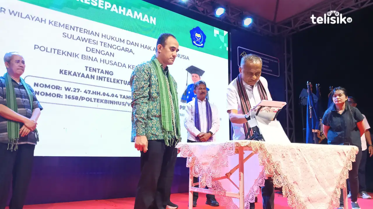 Kanwil Kemenkumham Sultra Teken Nota Kesepahaman Bersama Lembaga Pendidikan