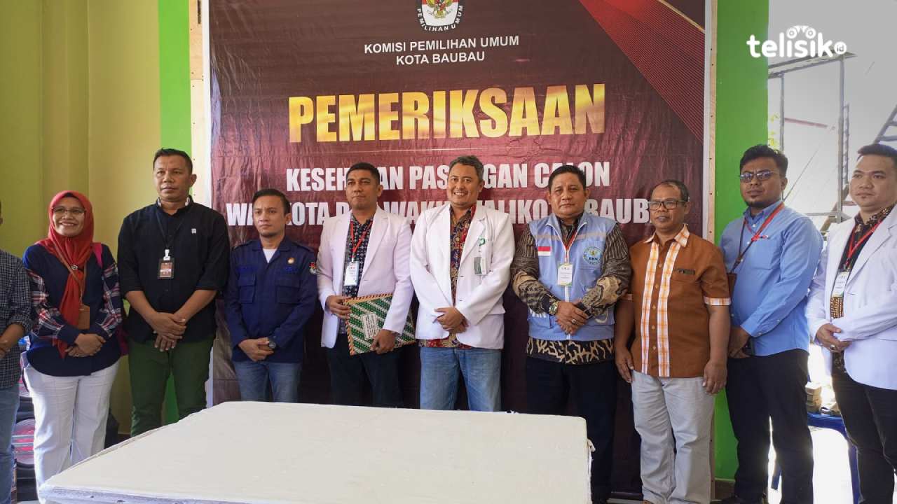 KPU Terima Hasil Pemeriksaan Tes Narkoba Keempat Calon Bupati Buton Selatan