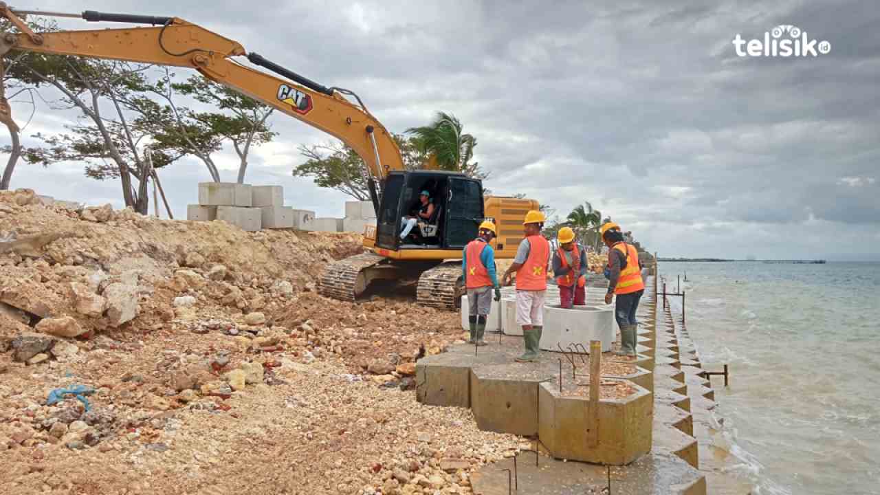 Pembangunan Pemecah Ombak di SOR La Ode Pandu Muna Ditarget Tuntas Desember 2024