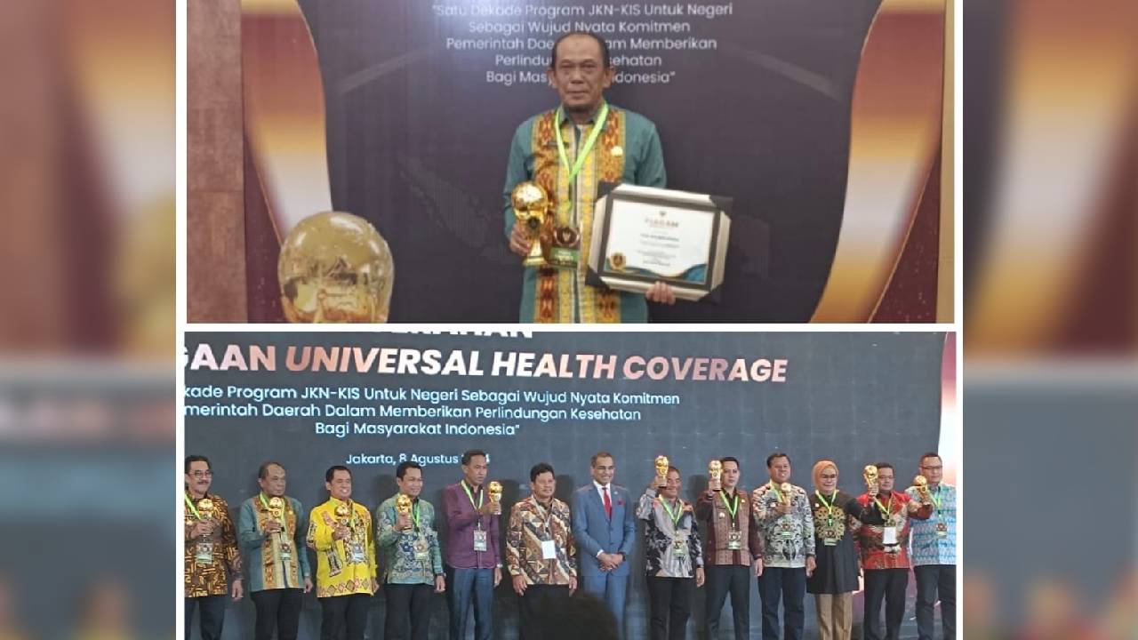 Pemkab Kolaka Utara Kembali Raih Penghargaan UHC Kategori Utama dari Kemenko PMK