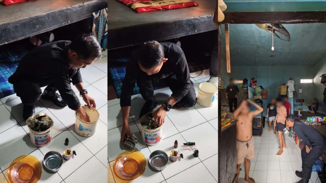 Petugas Rutan Unaaha Temukan Sejumlah Barang Terlarang di Kamar Warga Binaan