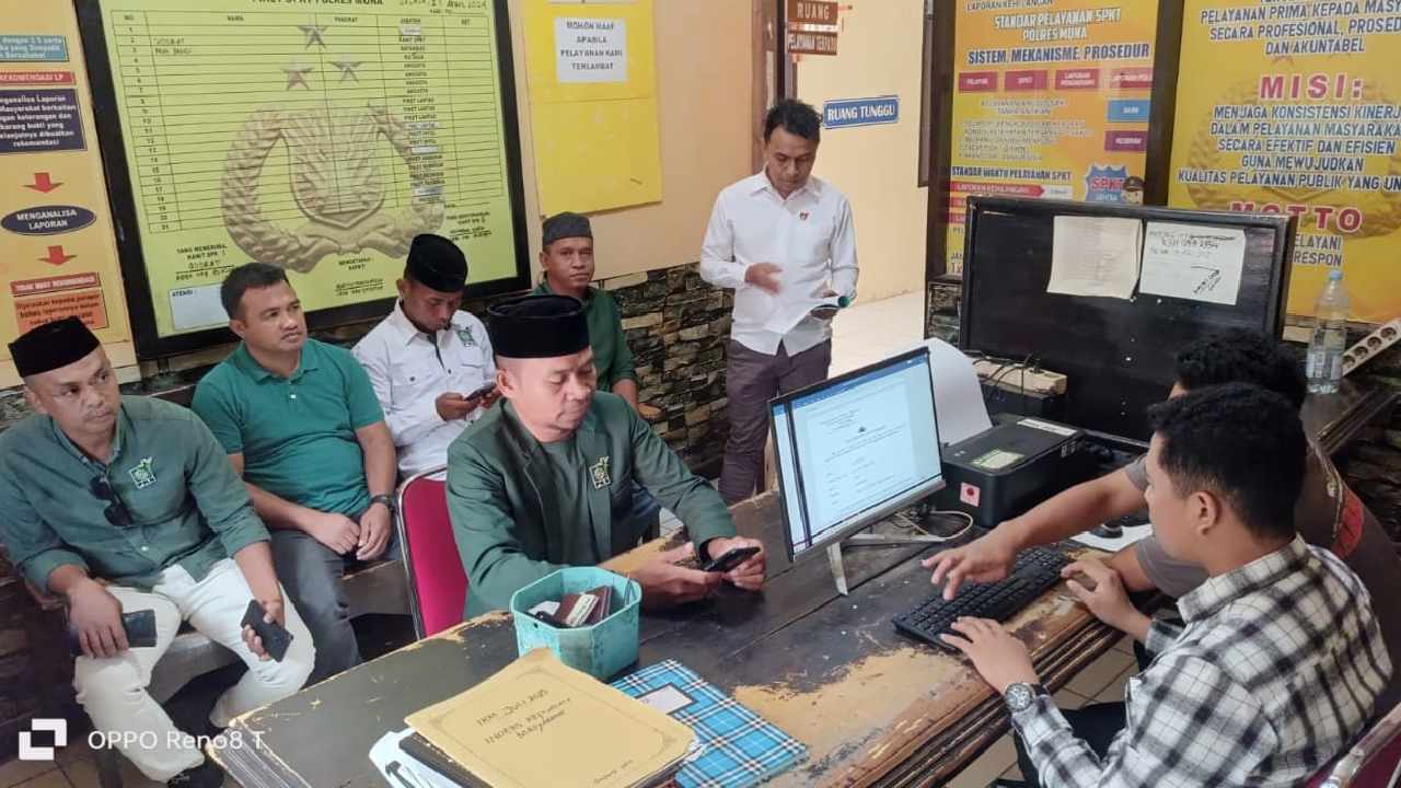 PKB Muna Barat Ikut Laporkan Mantan Menteri Lukman Edy ke Polisi