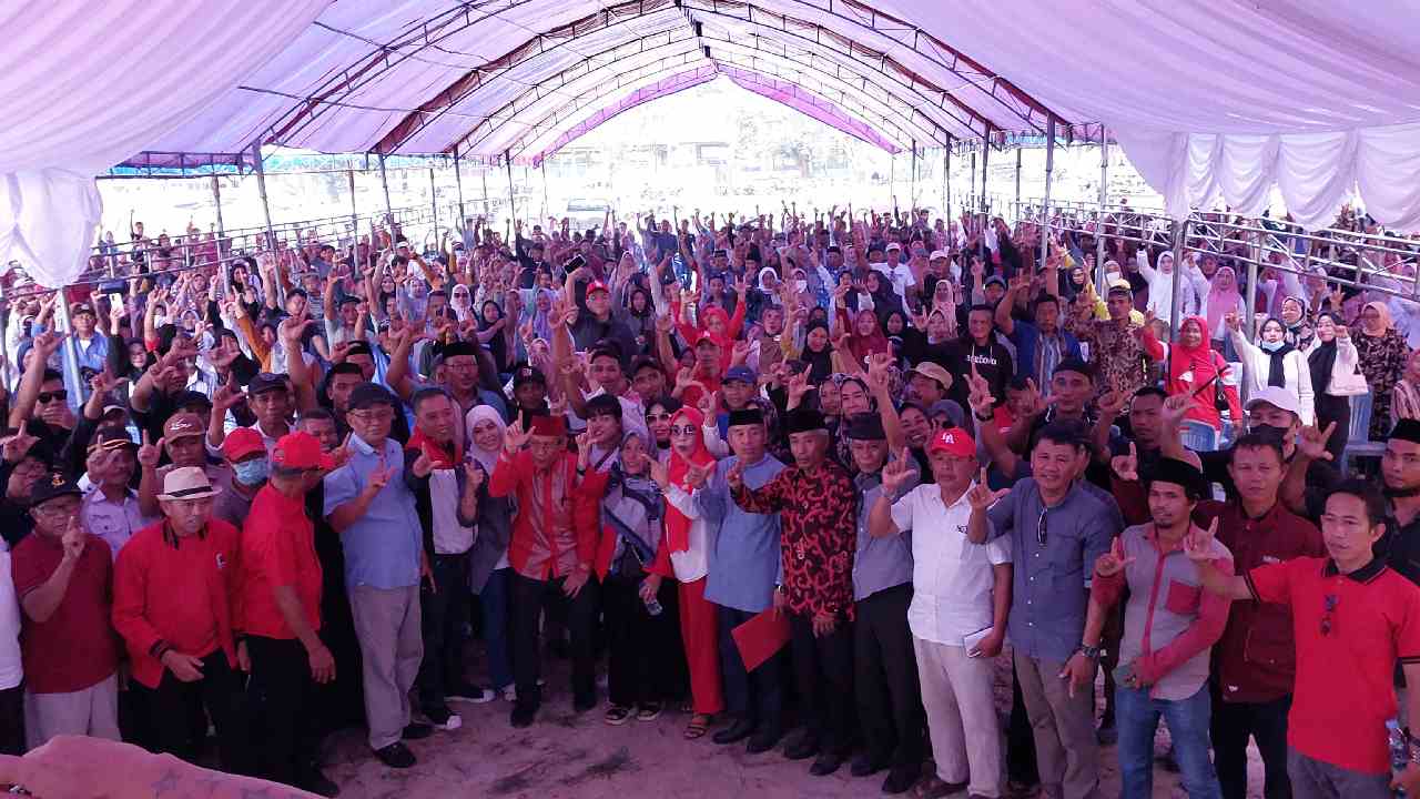 Ribuan Emak-Emak TPS LA-IDA Konawe Selatan Optimis Menang Pilgub 2024