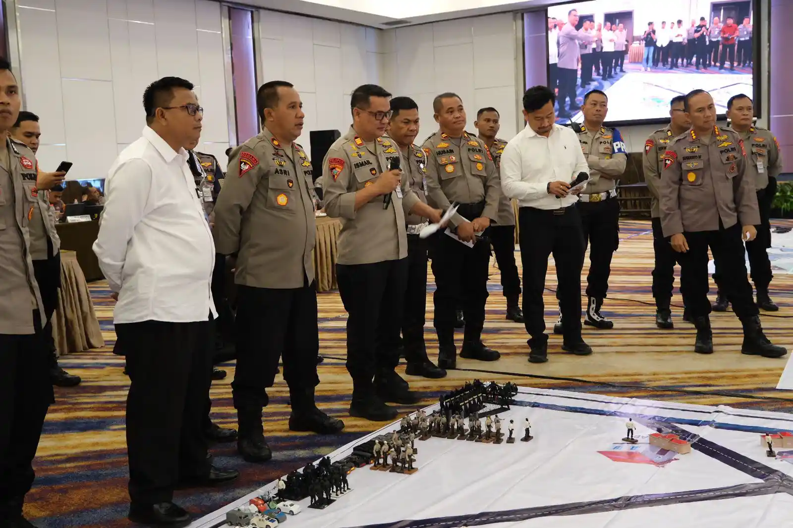Tactical Floor Game Diterapkan Polda Sulawesi Tenggara Amankan Pilkada Serentak 2024