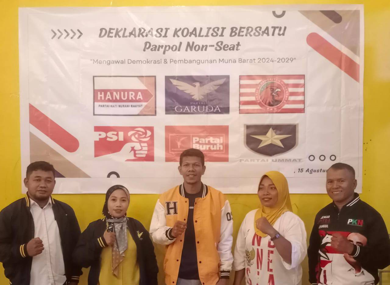 Tak Dapat Kursi di DPRD Muna Barat, Sejumlah Partai Politik Sepakat Koalisi