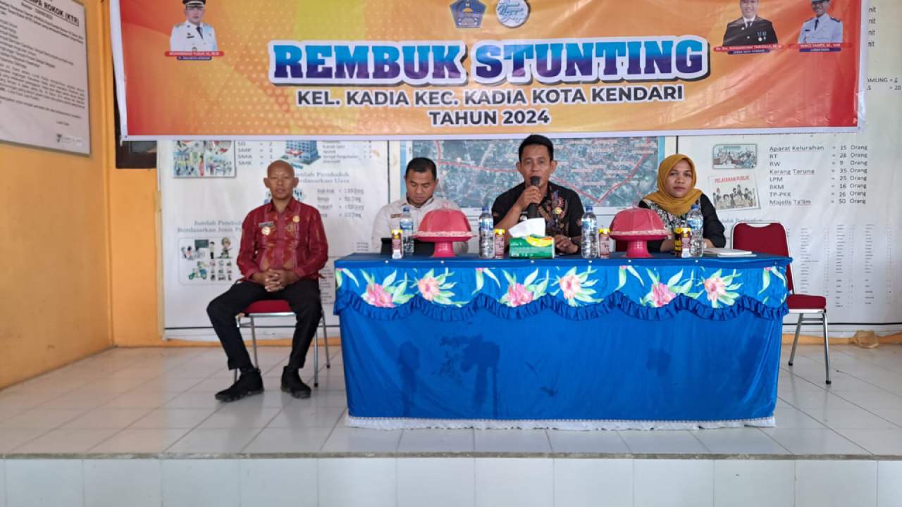 Warga Kadia Kota Kendari Dibekali Pemahaman dan Penanganan Stunting